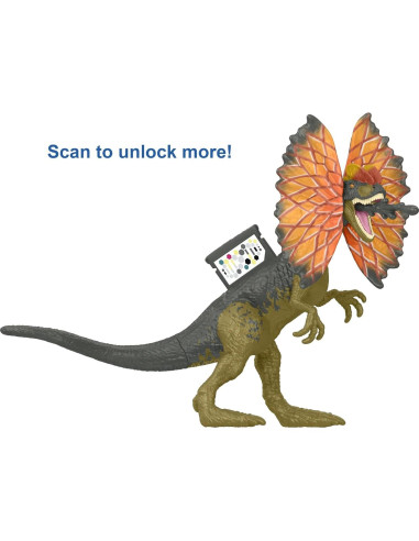 Figura de Acción Mattel Jurassic World Claire y Dilophosaurus