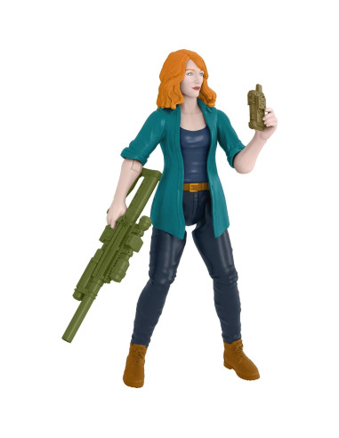 Figura de Acción Mattel Jurassic World Claire y Dilophosaurus