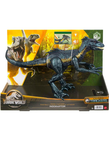 Figura de Acción Indoraptor Mattel Jurassic World con Luz y Sonido