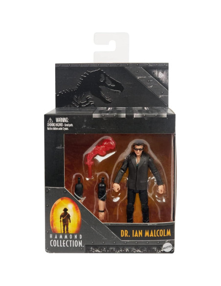 Figura de Acción Mattel Jurassic World Dr. Ian Malcolm 9.5 cm