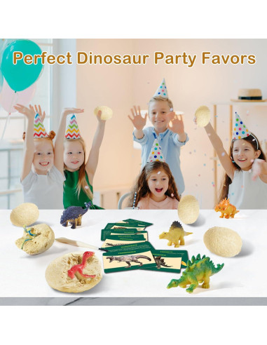 Kit Excavación Dinosaurios - 12 Huevos Rellenos Jiaxin