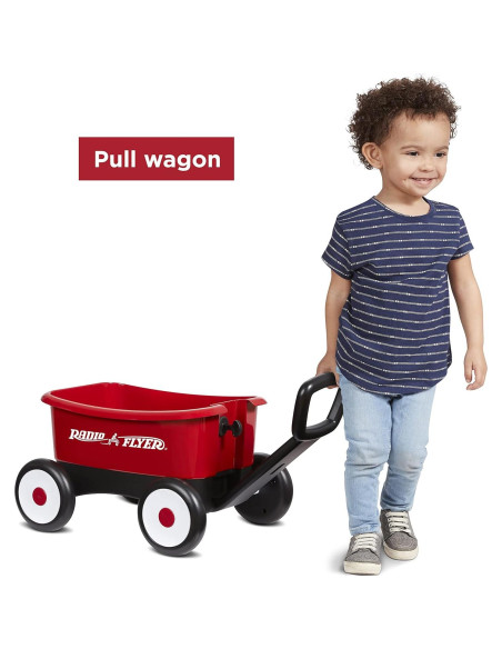 Carro de empuje y tirón Radio Flyer 2 en 1 para 1-4 años