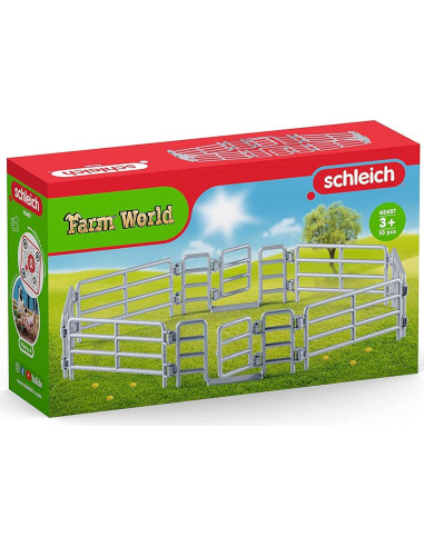 Cerca de Corral Schleich para Niños 3-8 Años, 8 Piezas