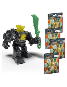 Conjunto de Figuras de Acción Schleich Robot Mini Jungla 7 Piezas