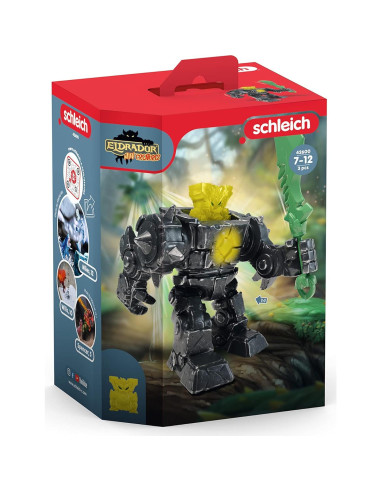 Conjunto de Figuras de Acción Schleich Robot Mini Jungla 7 Piezas