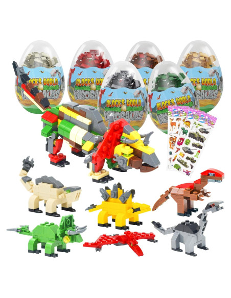 12 Piezas Huevos de Dinosaurios Juguete Educativo JGM