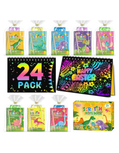 Cuadernos de Rascar Arcoíris Dinosaurios - FEREDO KIDS