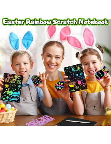 Cuadernos de Rascar Arcoíris Dinosaurios - FEREDO KIDS