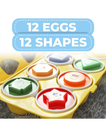 Juguete Educativo Lollipop Huevo de Pascua 12 Piezas