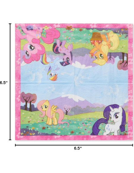 Servilletas de Fiesta My Little Pony 48 Unidades American Greetings