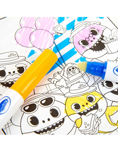 Crayola Baby Shark Color Wonder - Actividad de Colorear 16 Páginas