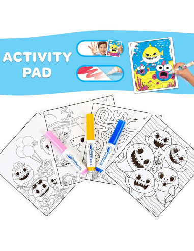 Crayola Baby Shark Color Wonder - Actividad de Colorear 16 Páginas