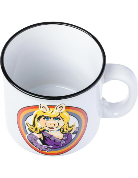 Taza Cerámica Miss Piggy 591 ml Silver Buffalo Retro