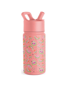 Botella de Agua Simple Modern CoComelon 414ml con Pajita