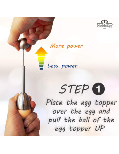 Cortador de Huevos NobleEgg de Acero Inoxidable - Semi Automático 2