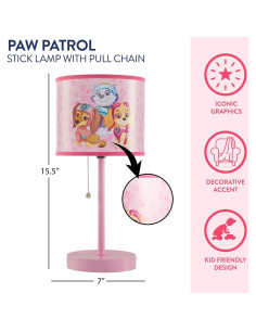 Lámpara de Mesa Infantil Idea Nuova Patrulla Canina 39 cm 2