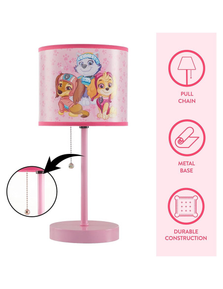 Lámpara de Mesa Infantil Idea Nuova Patrulla Canina 39 cm