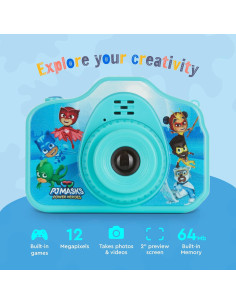Cámara Digital Sakar PJ Mask 12MP 1080p para Niños 2