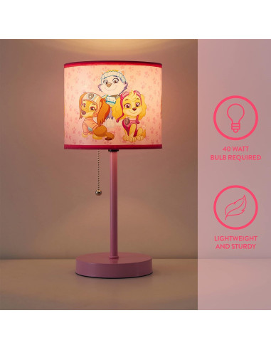 Lámpara de Mesa Infantil Idea Nuova Patrulla Canina 39 cm