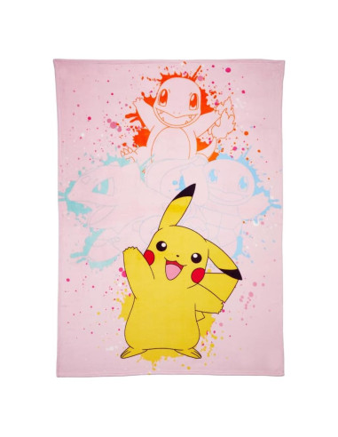 Manta Pokémon Franco Pika Pals 157x229 cm Suave Niños