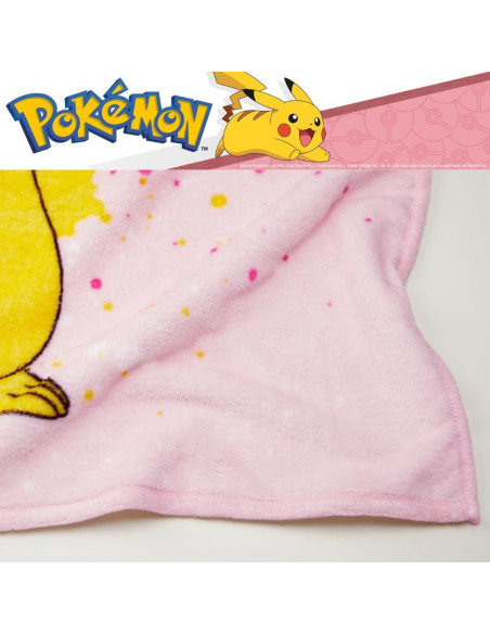 Manta Pokémon Franco Pika Pals 157x229 cm Suave Niños