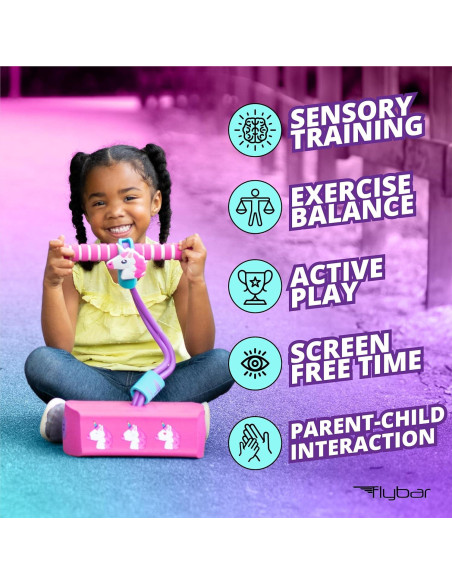 Pogo Stick Flybar Unicornio para Niños - Divertido y Seguro