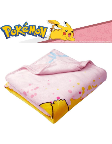 Manta Pokémon Franco Pika Pals 157x229 cm Suave Niños
