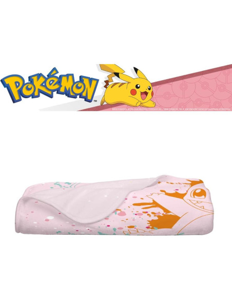 Manta Pokémon Franco Pika Pals 157x229 cm Suave Niños