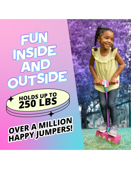 Pogo Stick Flybar Unicornio para Niños - Divertido y Seguro
