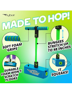 Pogo Jumper Flybar MFF para Niños Azul - Divertido y Seguro 2