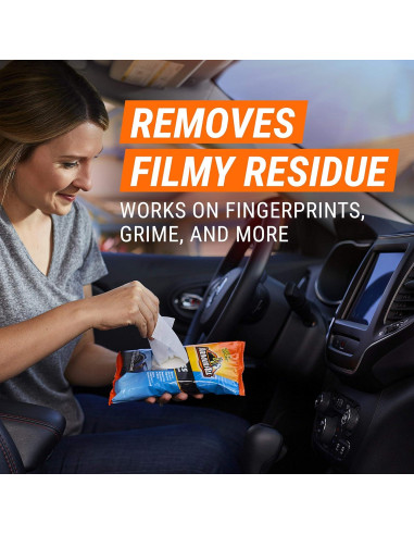 Toallitas Limpiadoras de Cristales Armor All - 60 Unidades