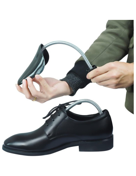 2 Pares de Árboles para Zapatos de Plástico Amberclare - Negro