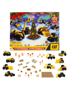 Calendario de Adviento CAT 24 Piezas Juguetes de Construcción