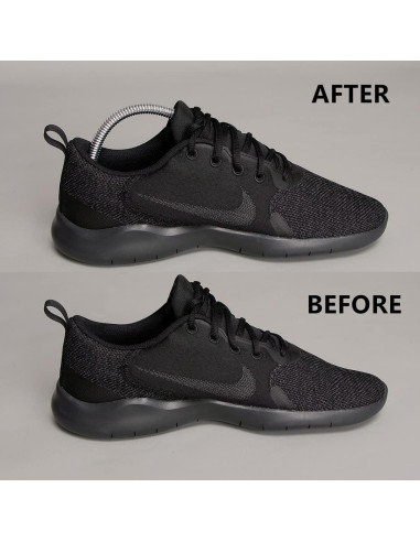 2 Pares de Árboles para Zapatos de Plástico Amberclare - Negro