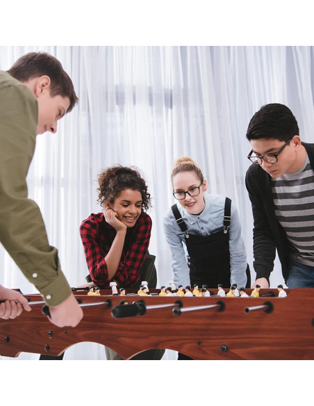 Pelotas de Foosball TOSAMZOO 36mm Paquete de 6 Blanco y Negro