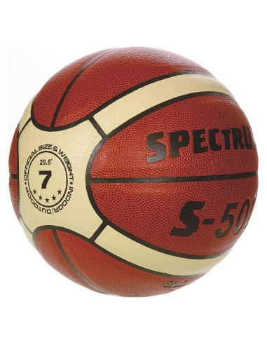Balón de Baloncesto S&S S-500 Tamaño Oficial 74.93 cm