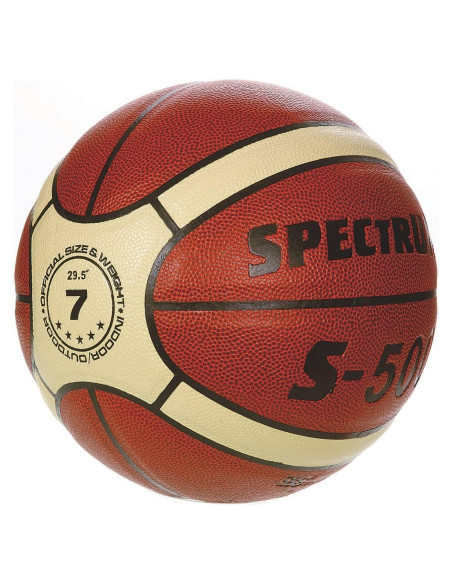 Balón de Baloncesto S&S S-500 Tamaño Oficial 74.93 cm