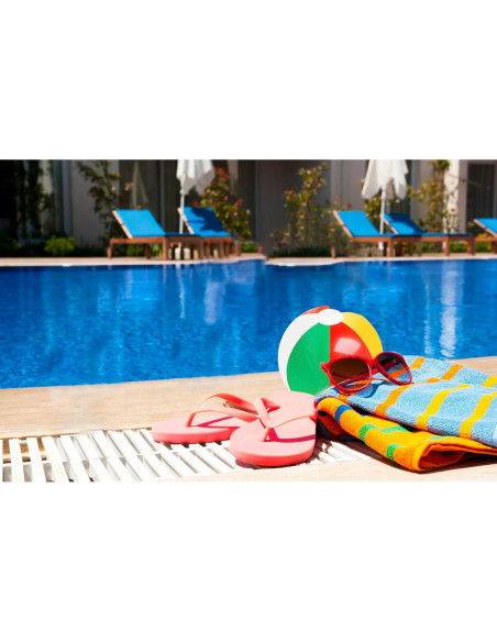 Paquete de 12 Pelotas de Playa Inflables Big Mo Multicolor