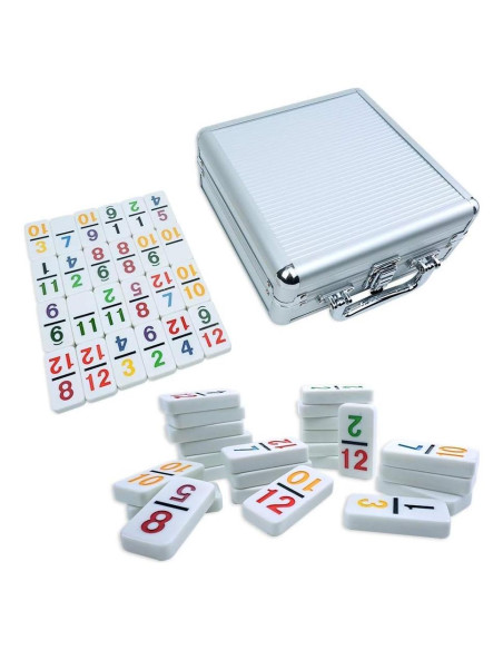 Juego de Dominó Tren Mexicano Huagu - Doble 12 - 91 Fichas