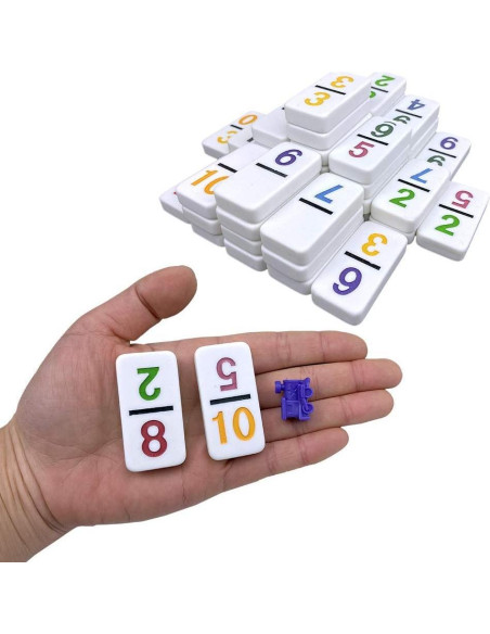 Juego de Dominó Tren Mexicano Huagu - Doble 12 - 91 Fichas