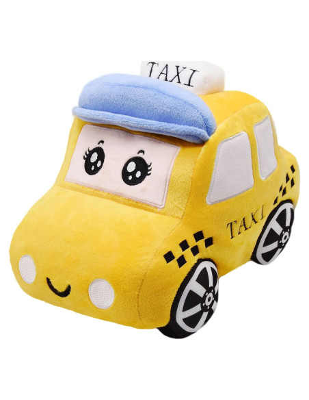 Taxi de Peluche YONLIT 26.9 cm Suave y Esponjoso