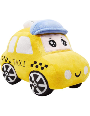 Taxi de Peluche YONLIT 26.9 cm Suave y Esponjoso