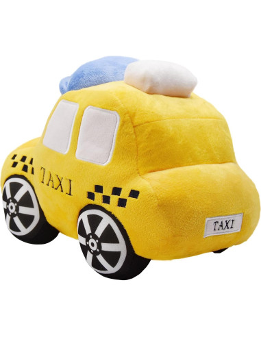 Taxi de Peluche YONLIT 26.9 cm Suave y Esponjoso