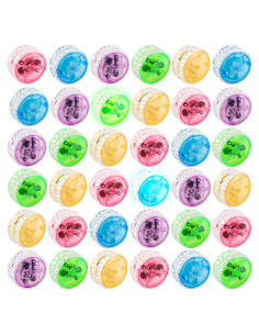 Paquete de 40 Yo-Yos LED Coloridos para Niños - Fahacop
