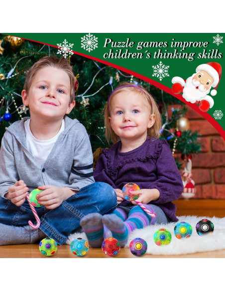 10 Pelotas Mágicas Antiestrés Arcoíris Yilloog 7 cm