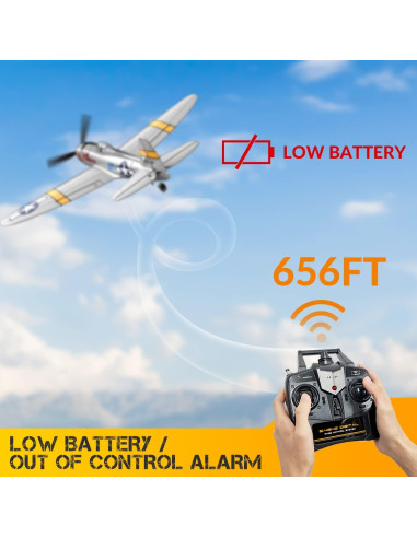 Avión RC CKYSCHN VOLANTEXRC P-47 Thunderbolt 4CH