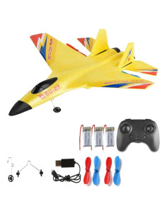 Avión RC NVVSDEKQ Su-27 2 Canales 2.4GHz para Principiantes