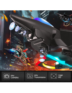 Avión RC BEZGAR S152 con Cámara y Luces LED 2