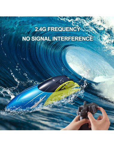 Barco RC 4DRC S4 Control Remoto 32 km/h 2 Baterías