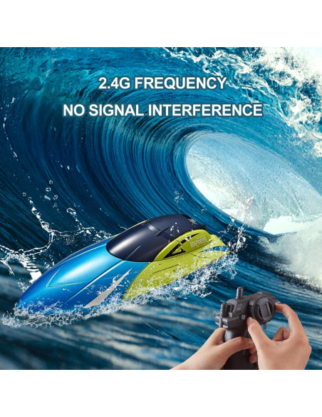 Barco RC 4DRC S4 Control Remoto 32 km/h 2 Baterías